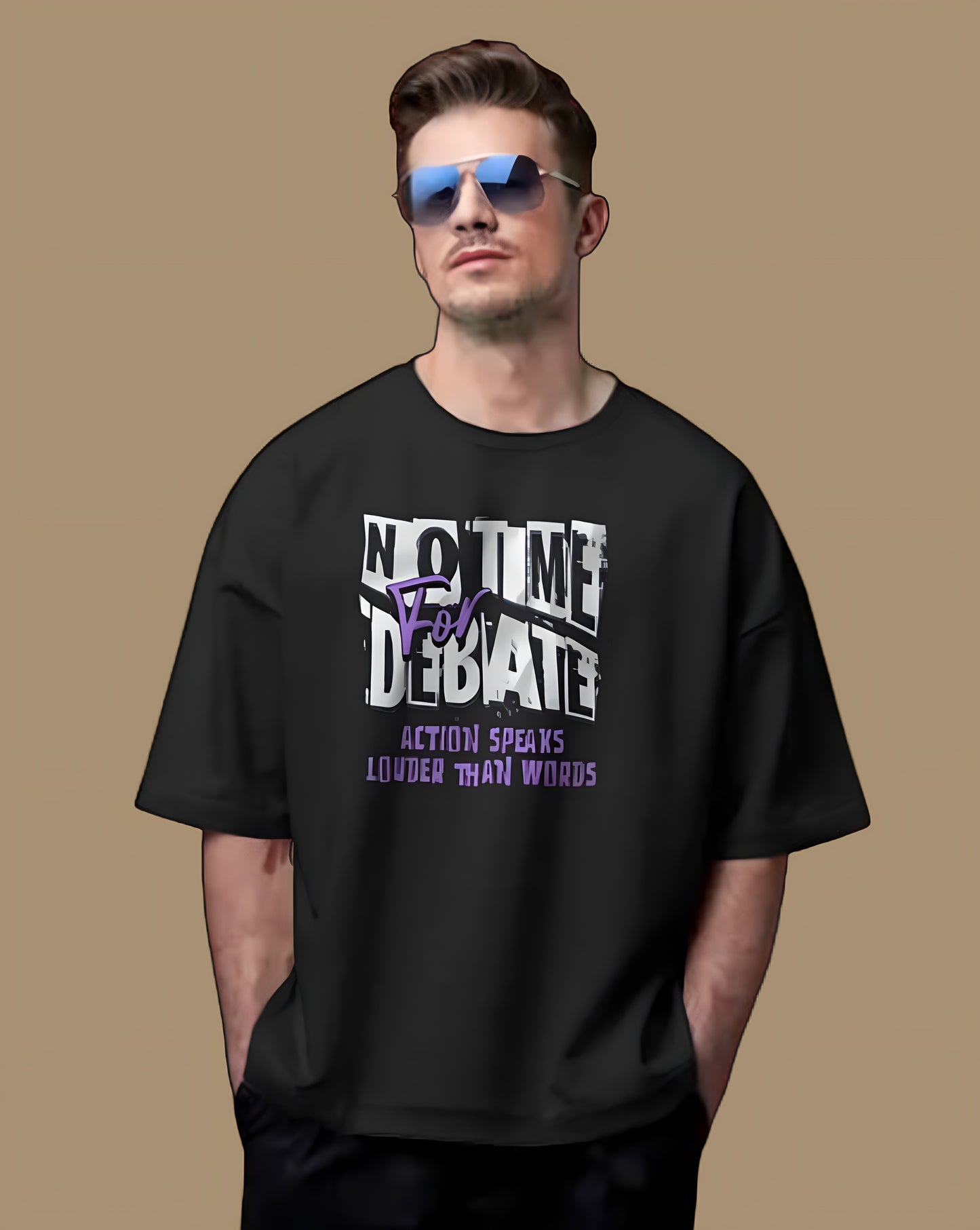"ACTIONS SPEAKS LOUDER THAN WORDS"  T-SHIRT FOR MENS 😍