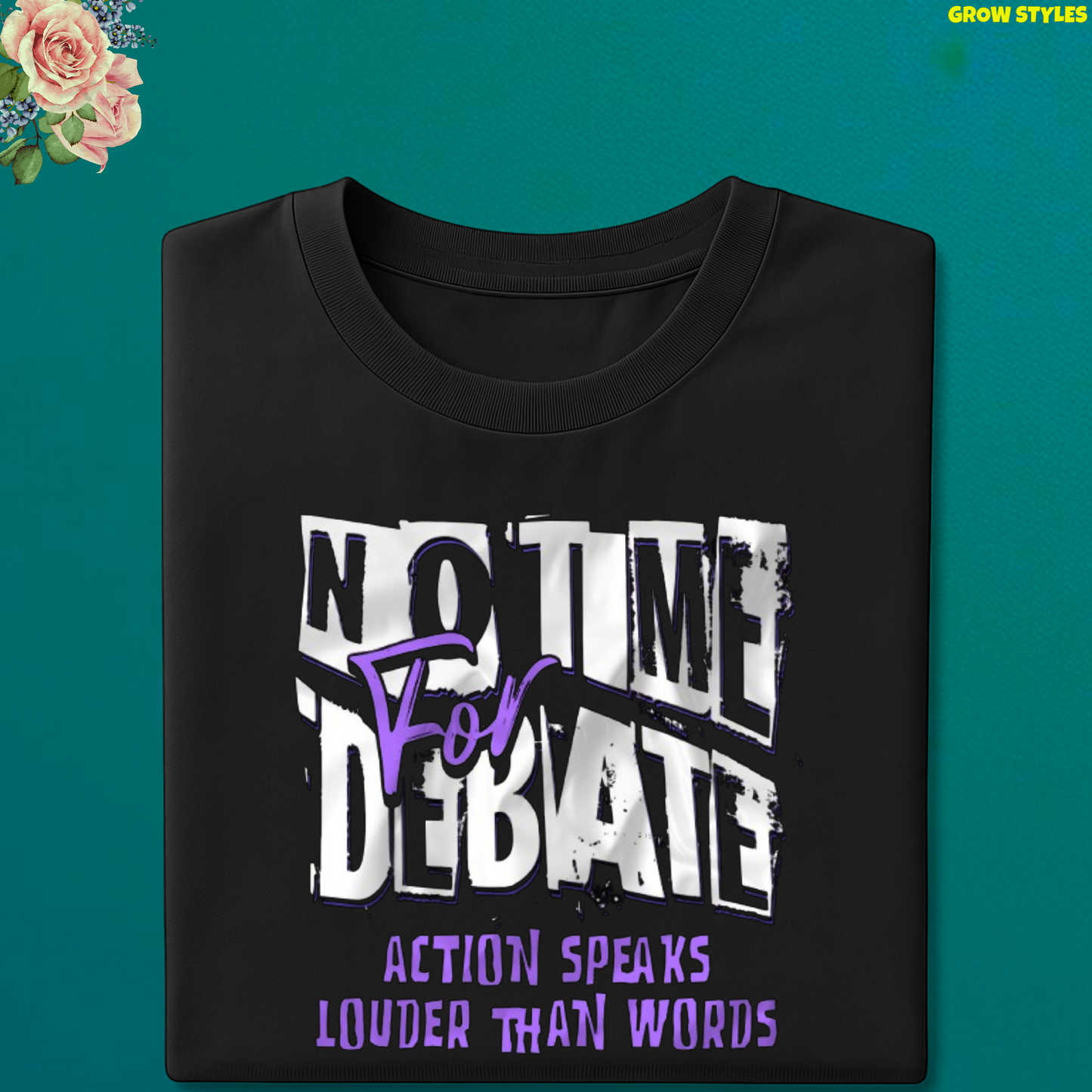 "ACTIONS SPEAKS LOUDER THAN WORDS"  T-SHIRT FOR MENS 😍